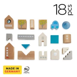 HABA Bad Rodach 18 Piece Wooden Building Blocks 12 HABA Bad Rodach 18 Piece Wooden Building Blocks -Tiny Baby Essentials Store bad rodach 305531 2