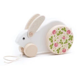 Big Floral Hopping Rabbit -Tiny Baby Essentials Store bajo big floral rabbit white