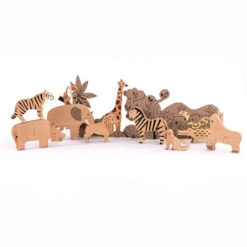 Wooden Figures | Jungle & Savana