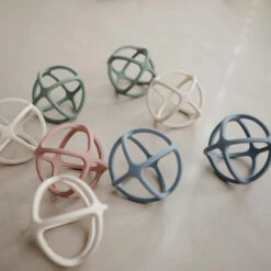 Mushie Silicone Ball Teether -Tiny Baby Essentials Store ballteether b6257e67 f1a4 4201 be4b 33a212e3e1b5
