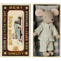 Maileg Big Brother Mouse In Matchbox