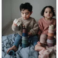 Mushie Stacking Cups -Tiny Baby Essentials Store blandat 15 40868aff 49dd 4403 9766 892aabfd57a8
