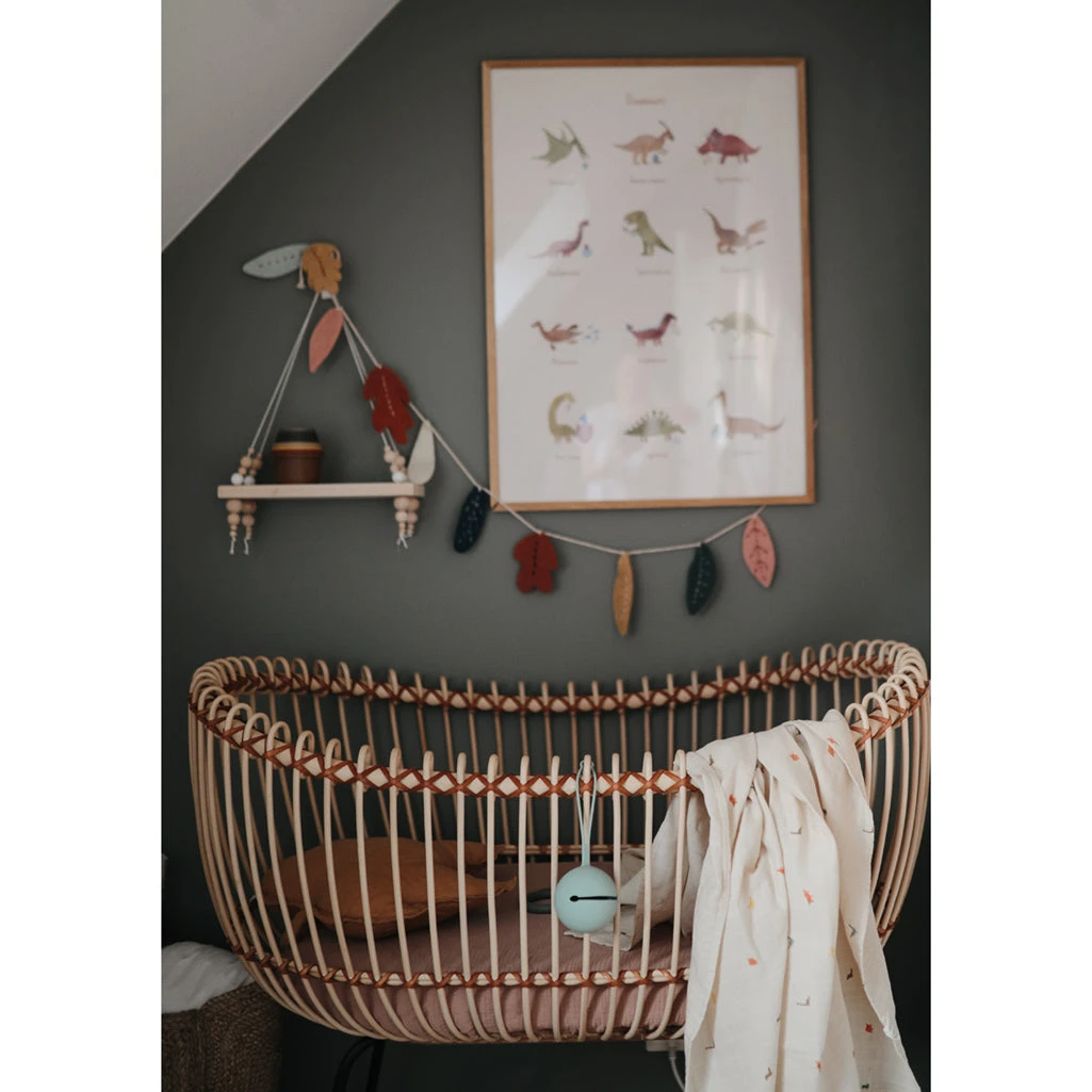 Mushie Organic Cotton Swaddle Blanket 15 Mushie Organic Cotton Swaddle Blanket - Image 15