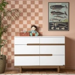 Bliss 6-Drawer Dresser 32 Bliss 6-Drawer Dresser -Tiny Baby Essentials Store bliss 6 drawer nursery dresser dresser white walnut 677042