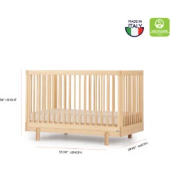 Bliss 4-in-1 Convertible Crib -Tiny Baby Essentials Store bliss crib natural