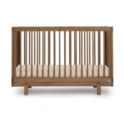 Bliss 4-in-1 Convertible Crib -Tiny Baby Essentials Store blliss crib walnut low