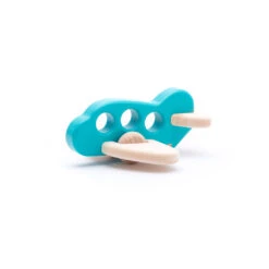 Wooden Airplane 5 Wooden Airplane -Tiny Baby Essentials Store blue airplane
