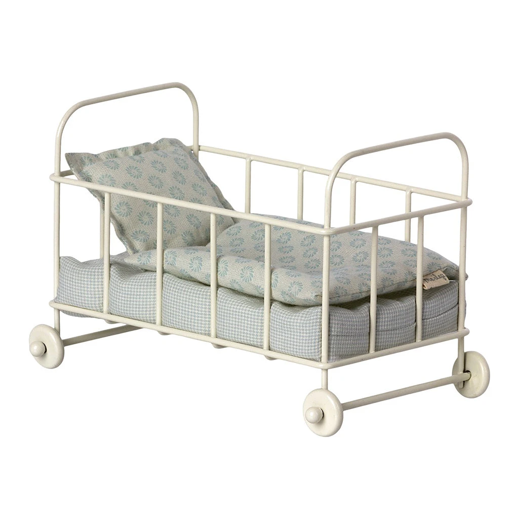 Maileg Micro Cot Bed 2 Maileg Micro Cot Bed - Image 2