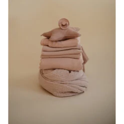 Mushie Star Lovey -Tiny Baby Essentials Store blush assorted star