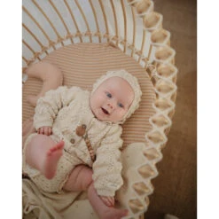 Mushie Moon Lovey -Tiny Baby Essentials Store blush moon lovey