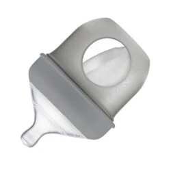 Boon Nursh Bottle | 0+ Months -Tiny Baby Essentials Store boon gray nurhs silicone bottle for newborns