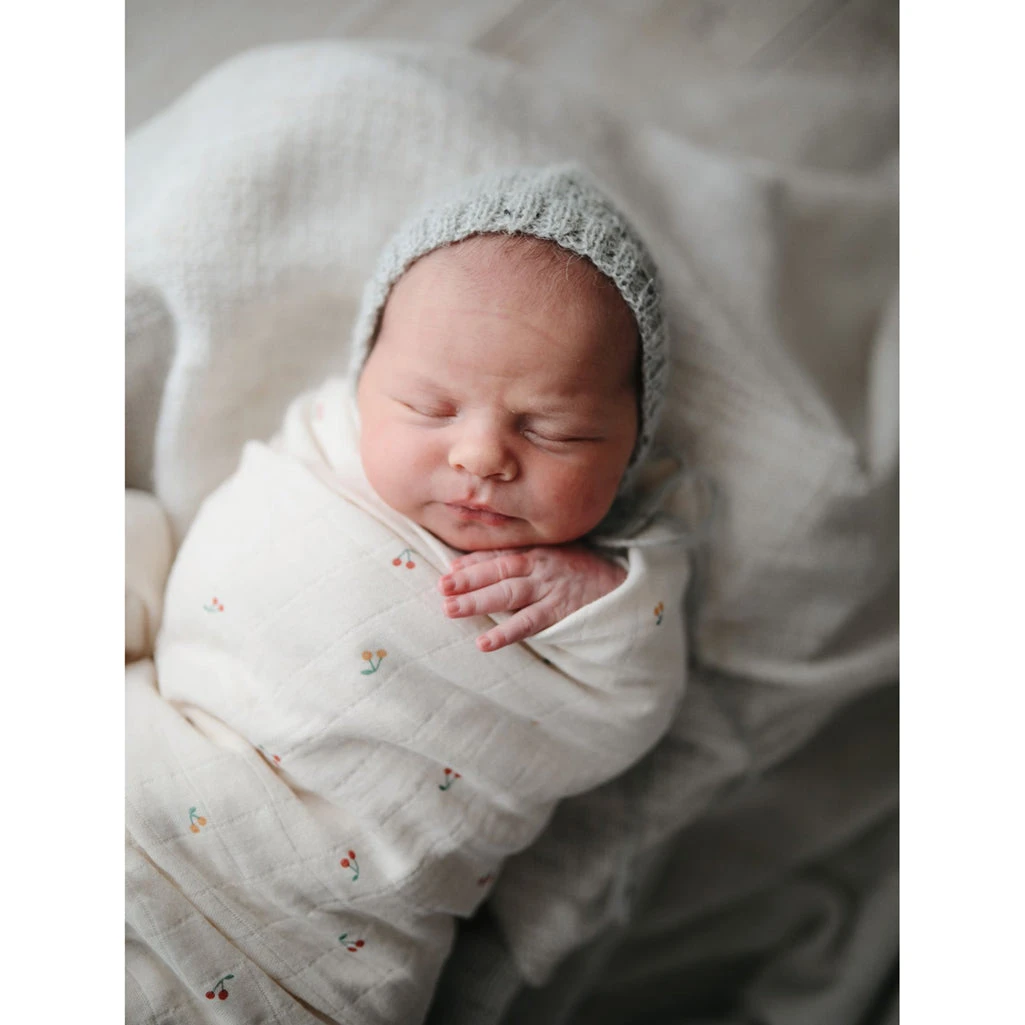 Mushie Organic Cotton Swaddle Blanket 13 Mushie Organic Cotton Swaddle Blanket - Image 13