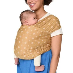 Ergobaby Aura Baby Wrap -Tiny Baby Essentials Store camel c