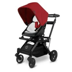 Orbit Baby G5 Stroller Canopy In Red -Tiny Baby Essentials Store canopy red 05