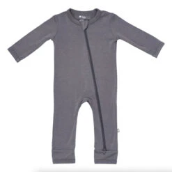 Zippered Romper -Tiny Baby Essentials Store charcoalziprompcopy b288cd62 d070 48ce 9608 e385206f79d9