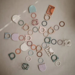 Mushie Sun Teether 34 Mushie Sun Teether -Tiny Baby Essentials Store circle teethers