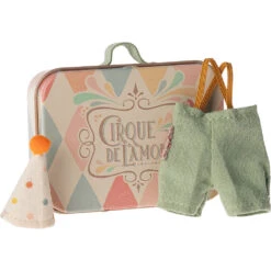 Maileg Mouse Clothes In Suitcase -Tiny Baby Essentials Store clownclothes