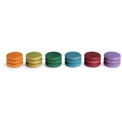 Coin Set In 6 Complementary Colors