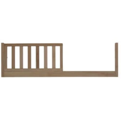 Toddler Bed Conversion Kit -Tiny Baby Essentials Store conversion rail walnut2