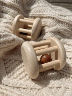 Wooden Baby Bell Cylinder