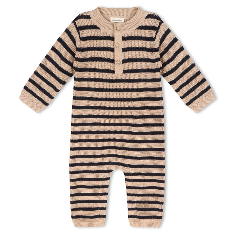 Chunky Sweater Knit Baby Jumpsuit 1 Chunky Sweater Knit Baby Jumpsuit