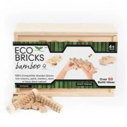 Plantoys Wooden Blocks - Bamboo