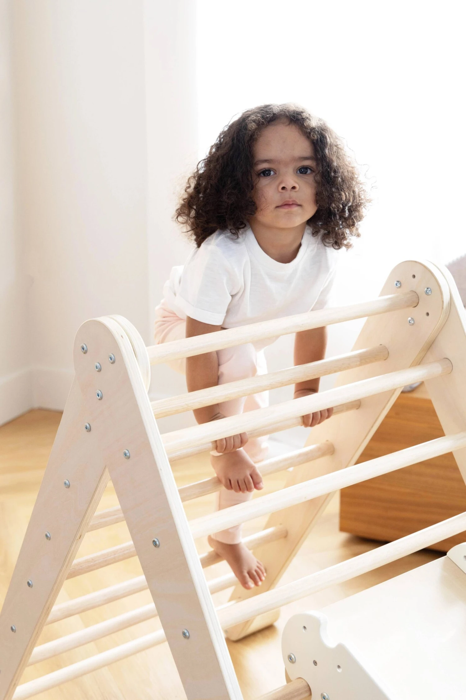 Montessori 2-in-1 Triangle & Wall Climber 1 Montessori 2-in-1 Triangle & Wall Climber