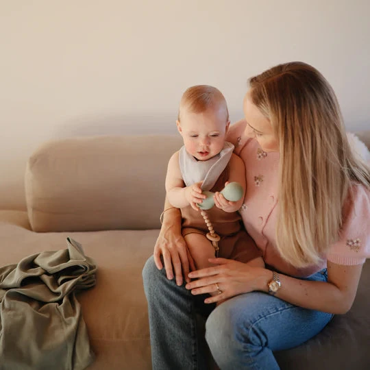 Mushie Silicone Baby Rattle Toy 14 Mushie Silicone Baby Rattle Toy - Image 14