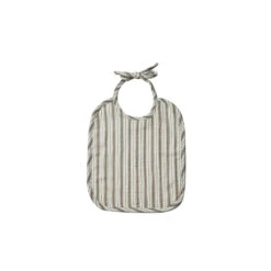 Woven Tie Bib | Fern Stripe