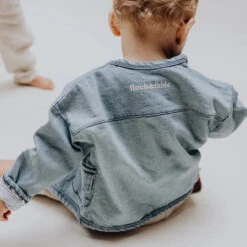 Denim Jacket -Tiny Baby Essentials Store finch fable demin 02