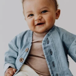 Denim Jacket -Tiny Baby Essentials Store finch fable denim 01