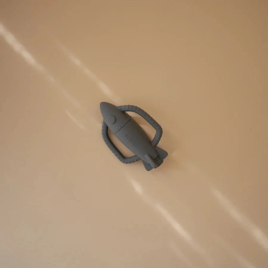 Mushie Rocket Rattle Teether 3 Mushie Rocket Rattle Teether - Image 3