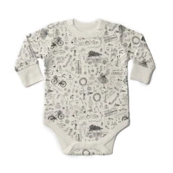 Long Sleeve Bodysuit | Vintage Holiday