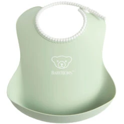 Babybjorn Soft Bib | Powder Green