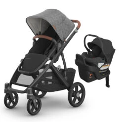 Uppababy Vista V3 + Aria Infant Carseat -Tiny Baby Essentials Store gry jk 00