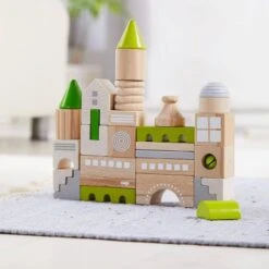 Coburg 28 Piece Wooden Building Blocks -Tiny Baby Essentials Store haba architectural blocks coburg 28 piece wooden building blocks 28746442932322