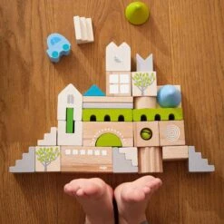 Coburg 28 Piece Wooden Building Blocks -Tiny Baby Essentials Store haba architectural blocks coburg 28 piece wooden building blocks 28746443063394