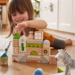 Coburg 28 Piece Wooden Building Blocks -Tiny Baby Essentials Store haba architectural blocks coburg 28 piece wooden building blocks 28746443128930