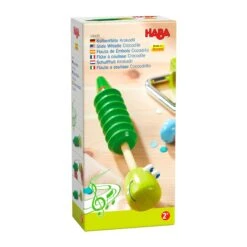 Haba Slide Whistle Crocodile -Tiny Baby Essentials Store haba croc slide whistle wooden toy