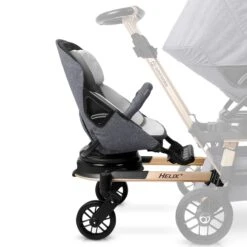 Orbit Baby Helix+ With Stroller Seat -Tiny Baby Essentials Store helix strollerseat melange grey gold 01