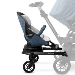 Orbit Baby Helix+ With Stroller Seat -Tiny Baby Essentials Store helix strollerseat melange navy black