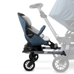 Orbit Baby Helix+ With Stroller Seat -Tiny Baby Essentials Store helix strollerseat melange navy titanium