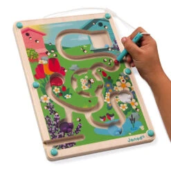 Janod Hive Magnetic Maze -Tiny Baby Essentials Store hive magnetic maze lifestyle