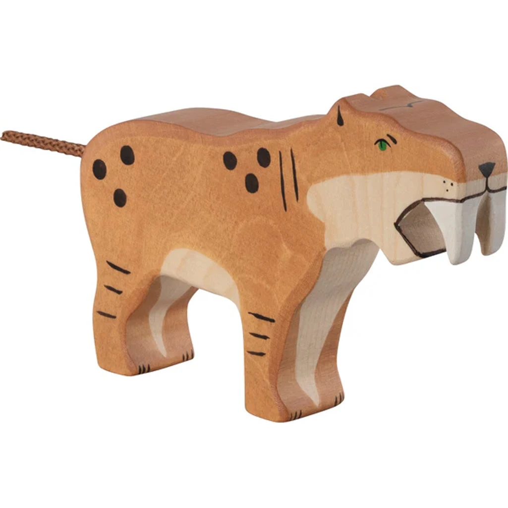 Holztiger Wooden Saber Toothed Tiger 1 Holztiger Wooden Saber Toothed Tiger