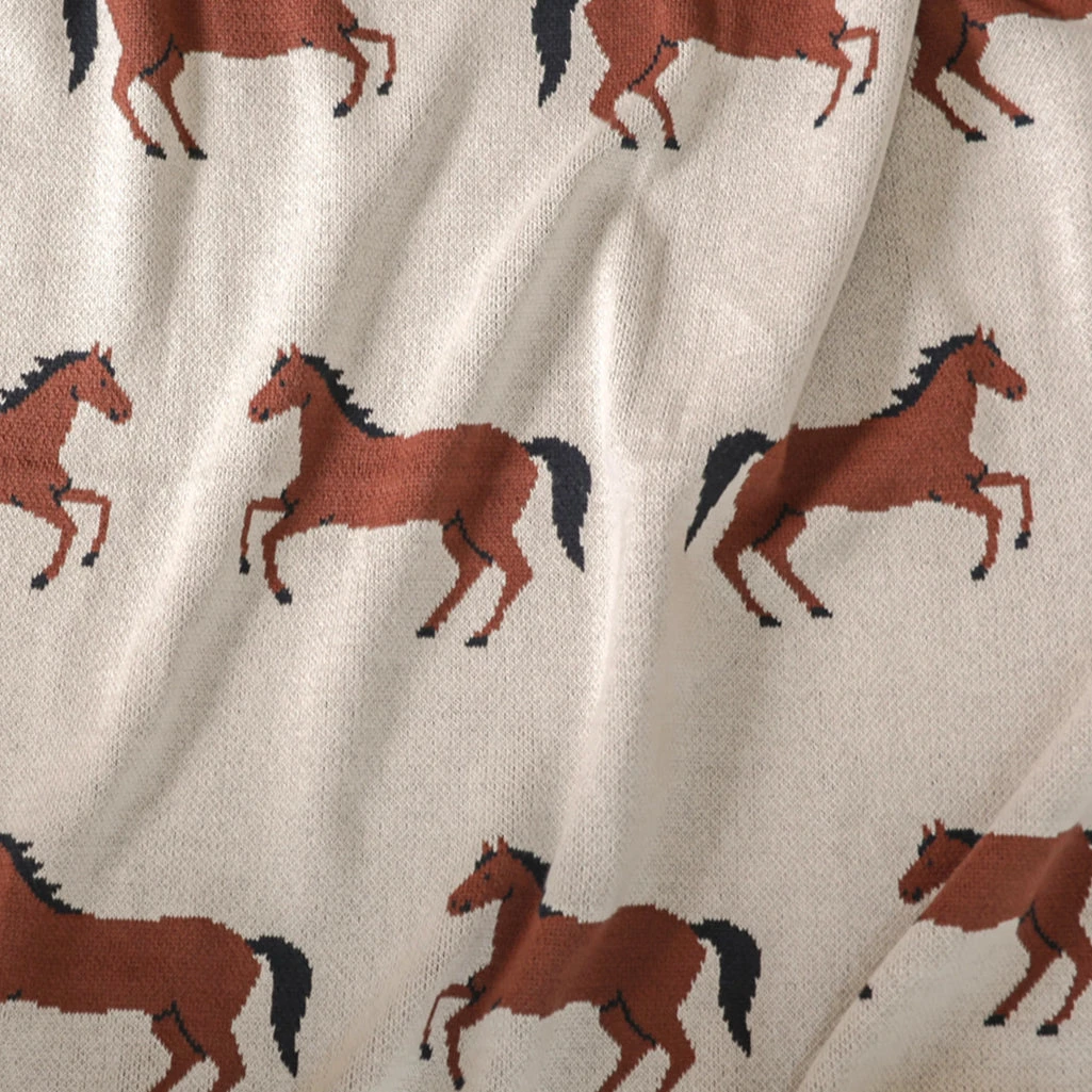 Jacquard Sweater Knit Baby Blanket 8 Jacquard Sweater Knit Baby Blanket - Image 8