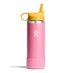 Hydro Flask Kid's Wide Mouth Water Bottle With Straw Lid -Tiny Baby Essentials Store hydro flask wide mouth 18 03