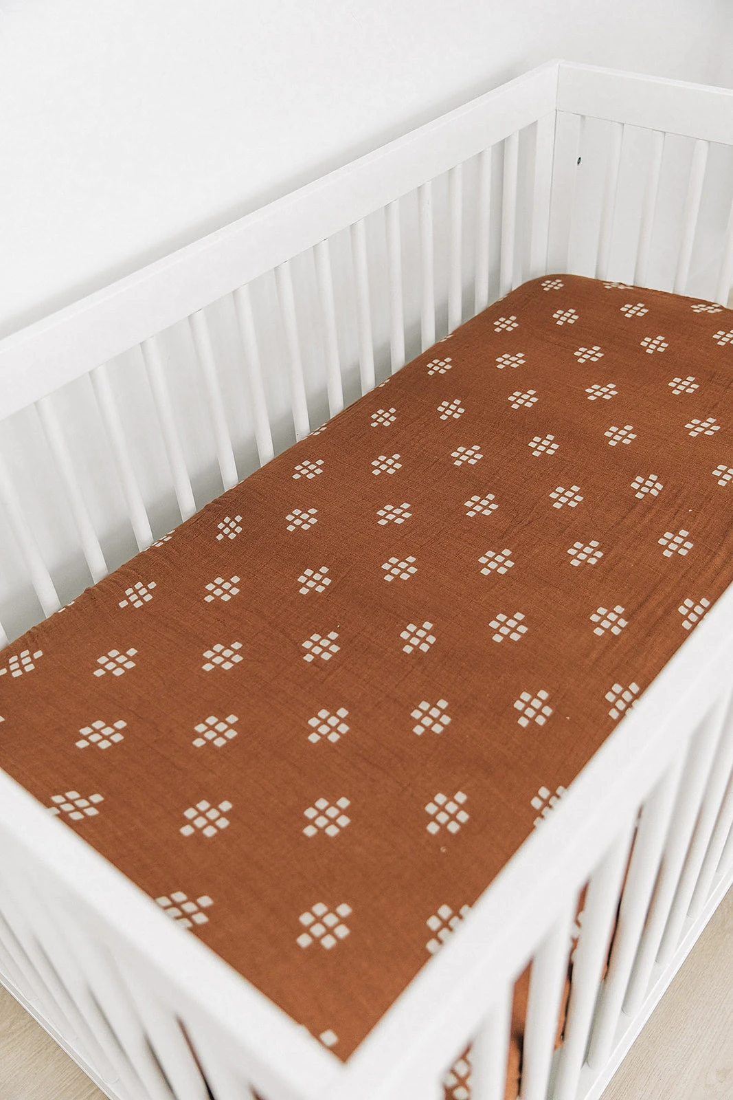 Muslin Crib Sheet | Chestnut Textiles 2 Muslin Crib Sheet | Chestnut Textiles - Image 2