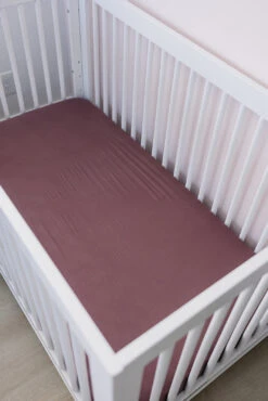 Bamboo Stretch Crib Sheet | Plum 6 Bamboo Stretch Crib Sheet | Plum -Tiny Baby Essentials Store image 820f609a 4e05 4808 8e6a 1e79fe6b78ea