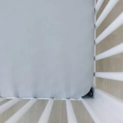 Bamboo Stretch Crib Sheet | Stone