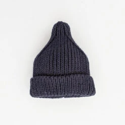 Peak Knit Beanie | Indigo